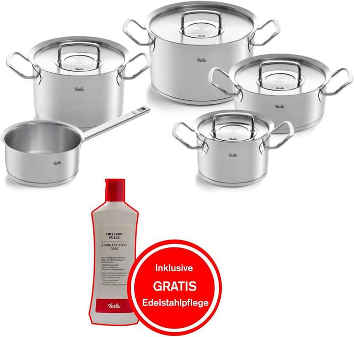 Produktbild Fissler Profi Collection Edelstahl-Kochtopfset (Pfannenset + Topfset, Edelstahl)