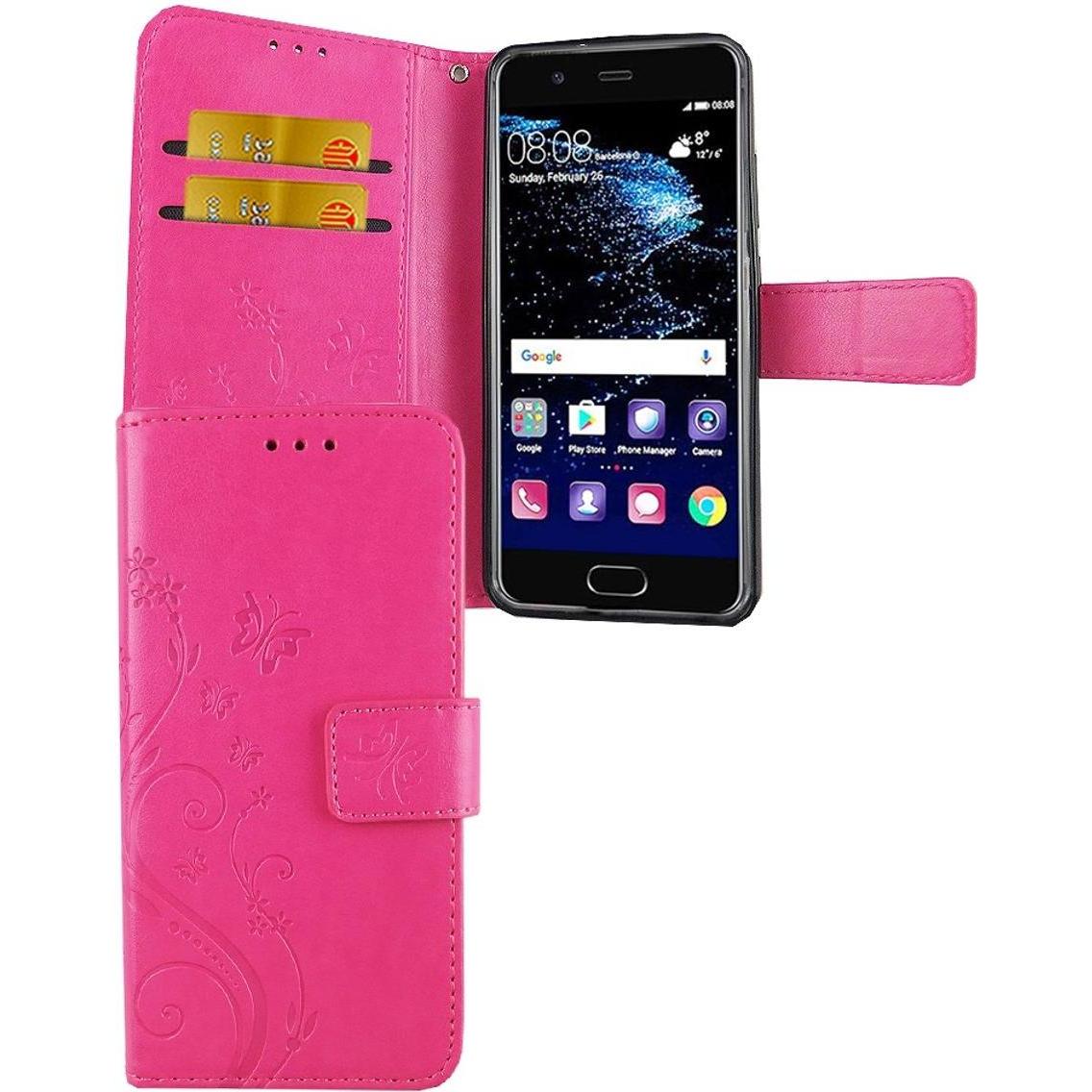 König Design Hülle Handy Schutz für Huawei P10 Case Cover Tasche Wallet Etui Handyhülle Neu (Haier P10), Smartphone Hüll...