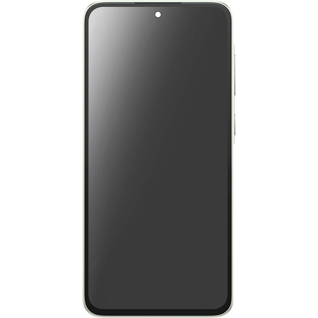 Samsung LCD + Touchglas mit Chassis (Display), Mobilgerät Ersatzteile, Grün