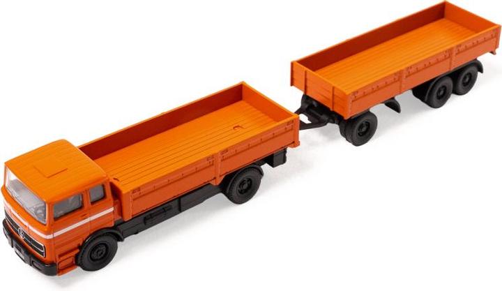 Actual product image Carson 1:87 MB 1620 Pritsche m.Anh.100% orange