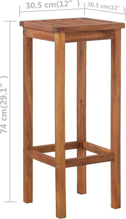 Produktbild vidaXL Bar-Set (110 x 50 x 105 cm)
