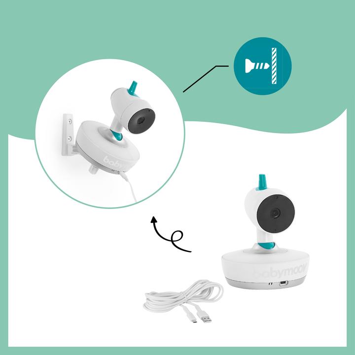 Produktbild Babymoov Zusatzkamera YOO-Moov (Babyphone mit Kamera, 300 m)