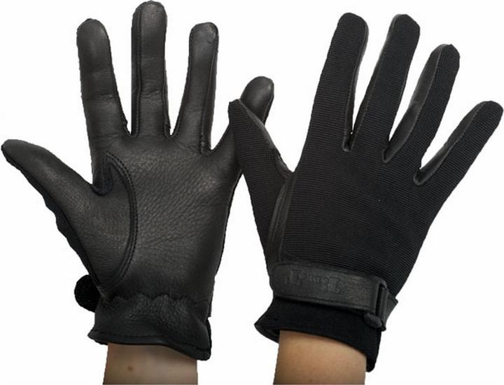 Produktbild TdeT Reithandschuhe aus Leder und Mesh (L)
