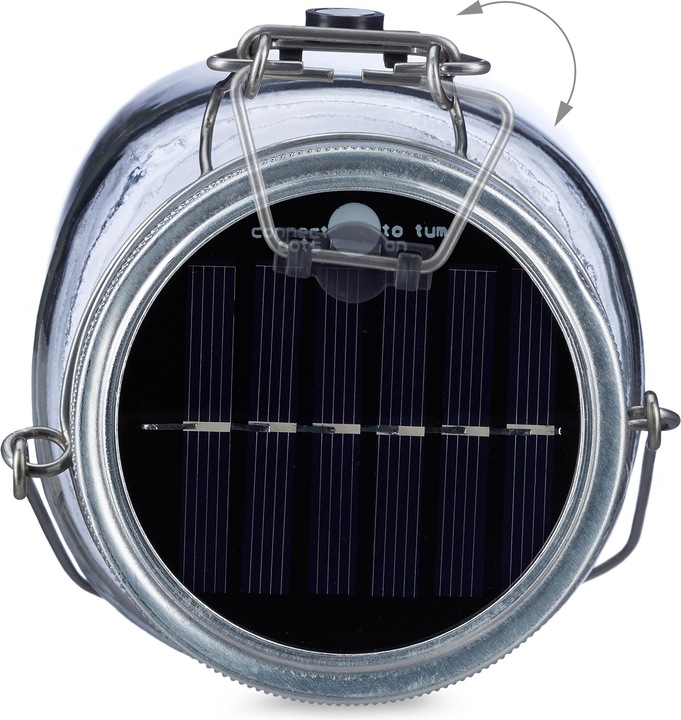 Actual product image Relaxdays Solar light (10 x 11 x 18 cm, 1 x)