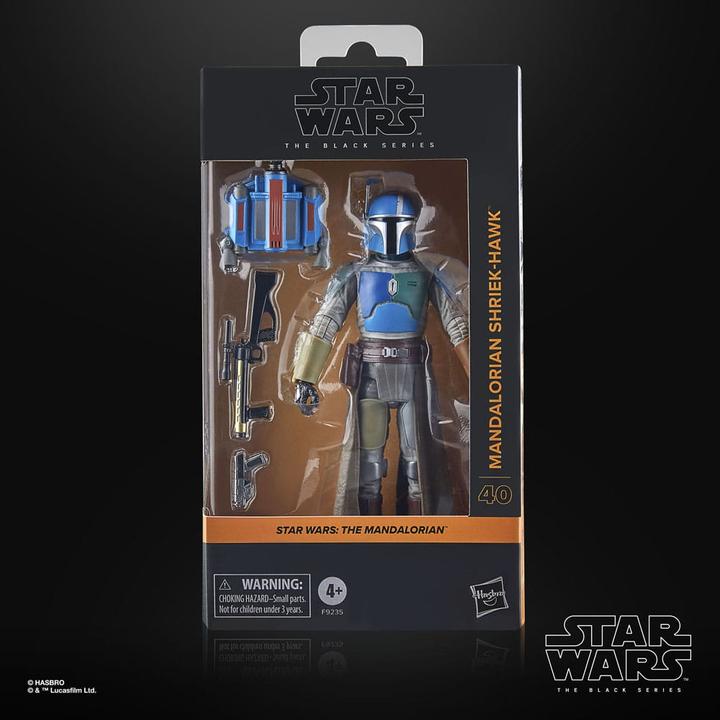 Image du produit Hasbro Star Wars: The Mandalorian Black Series figurine Mandalorian Shriek-Hawk