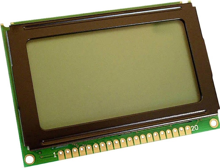 Produktbild Display LCD-Display Schwarz Weiss 128 x 64 Pixel (B x H x T) 75 x 52. (Elektronikkit)