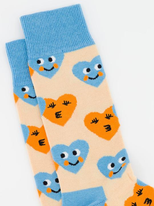 Produktbild DillySocks Smiling Hearts (Einzelpack, One Size)
