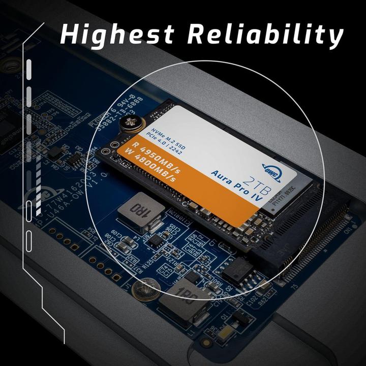 Produktbild OWC Aura Pro IV M.2 2242 NVMe SSD 2TB (2000 GB, M.2 2242)