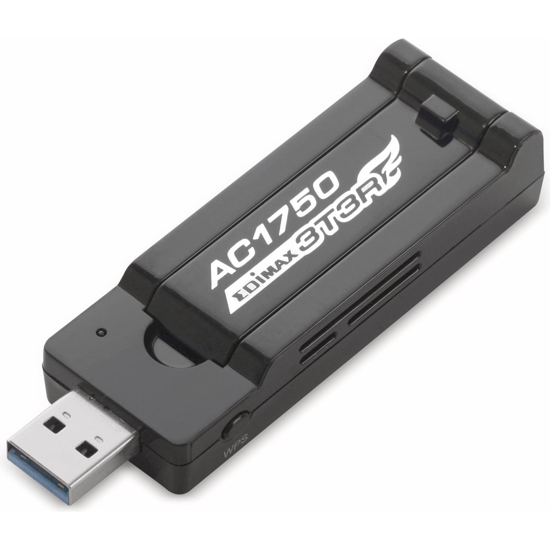 edimax Ew-7833uac (USB 3.0), Netzwerkadapter, Schwarz