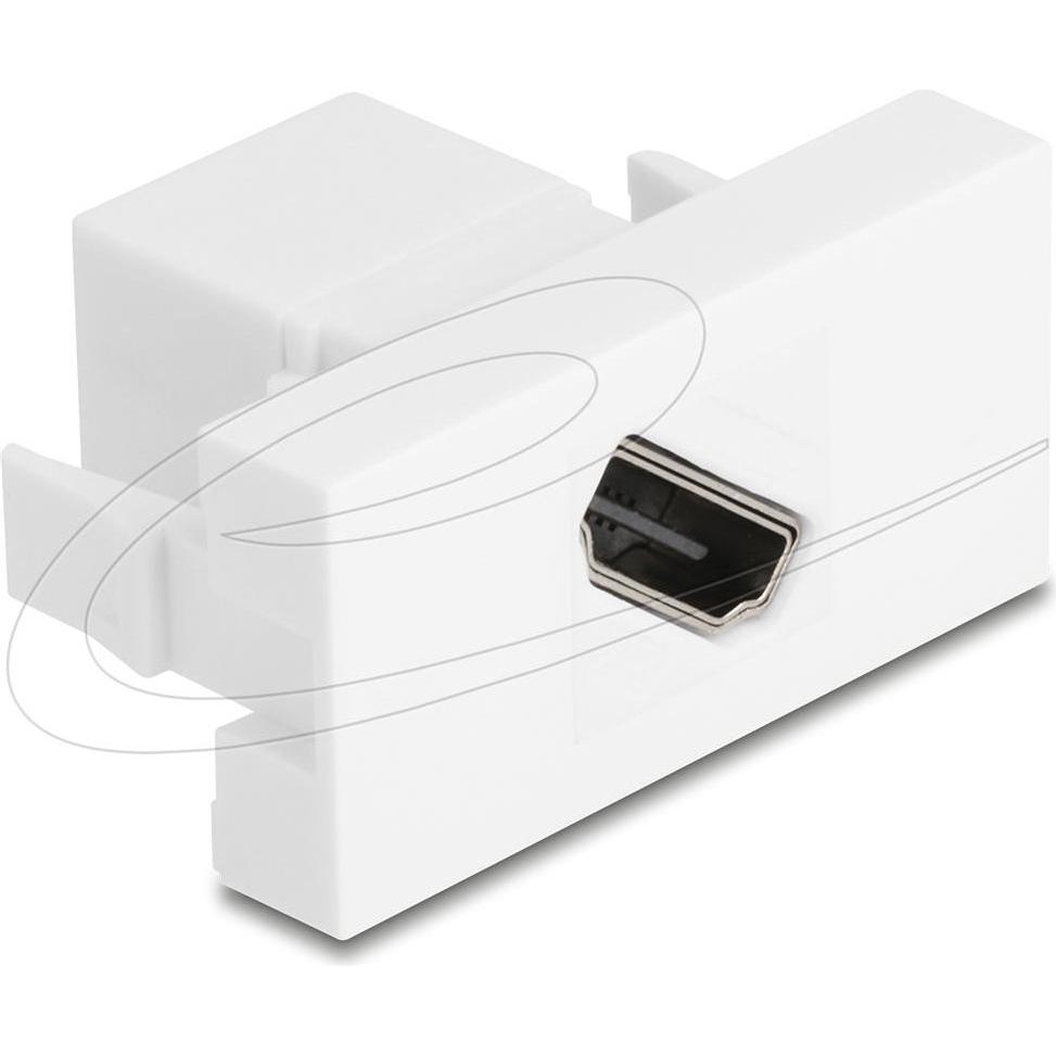 Delock Easy 45 Modul HDMI Buchse zu Buchse diagonal 8K 60 Hz (0.05 m), Cavo video