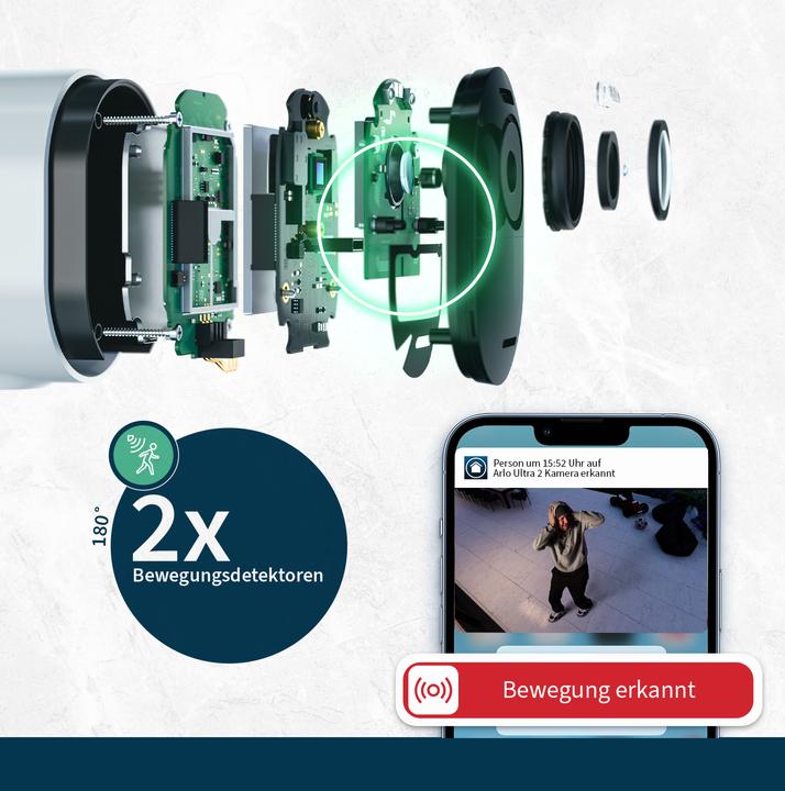 Actual product image Arlo Ultra 2 Spotlight camera, set of 2 (3840 x 2160 pixels)