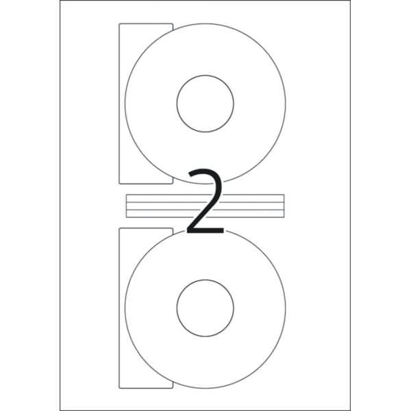 Image du produit HERMA Étiquettes CD A4