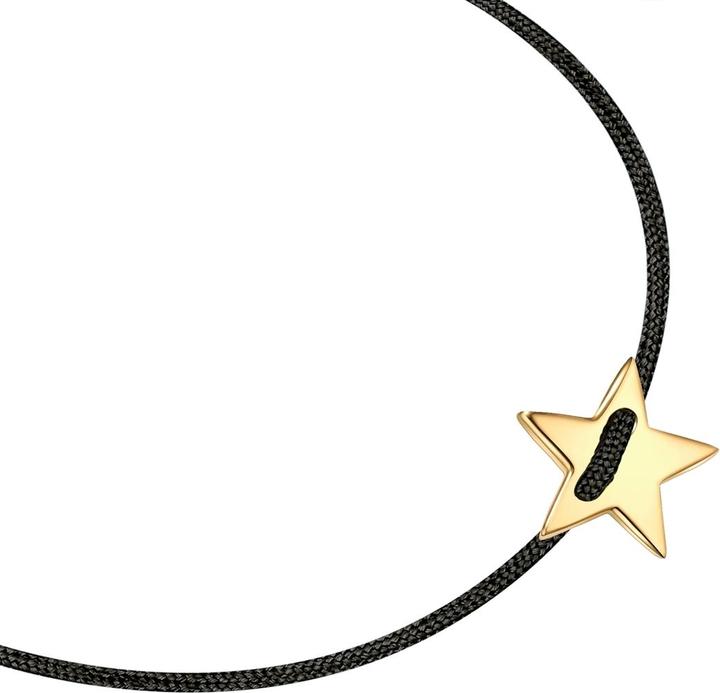 Image du produit Glanzstücke München Bracelet textile étoile - 36436 (22 cm, Argent Sterling)
