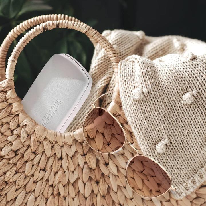 Actual product image Rodenstock Retro Classic Round Unisex Sunglasses with Stainless Steel Frame