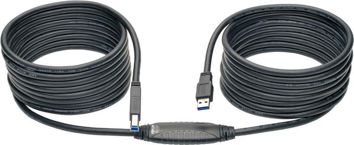 Actual product image Eaton USB 3.0 SuperSpeed Active Repeater Cable AB M/M 25ft. 7.62m (7.62 m, USB 3.2 Gen 1)