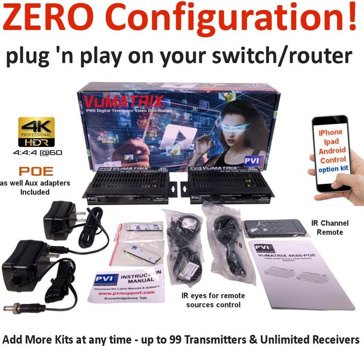 Immagine prodotto PVI Set VuMATRIX 4K HDMI over IP