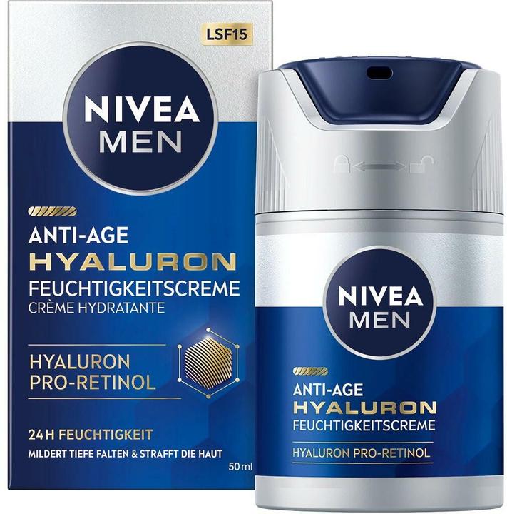 Actual product image NIVEA MEN Anti-Age Hyaluron (50 ml, 24h cream, SPF 15)