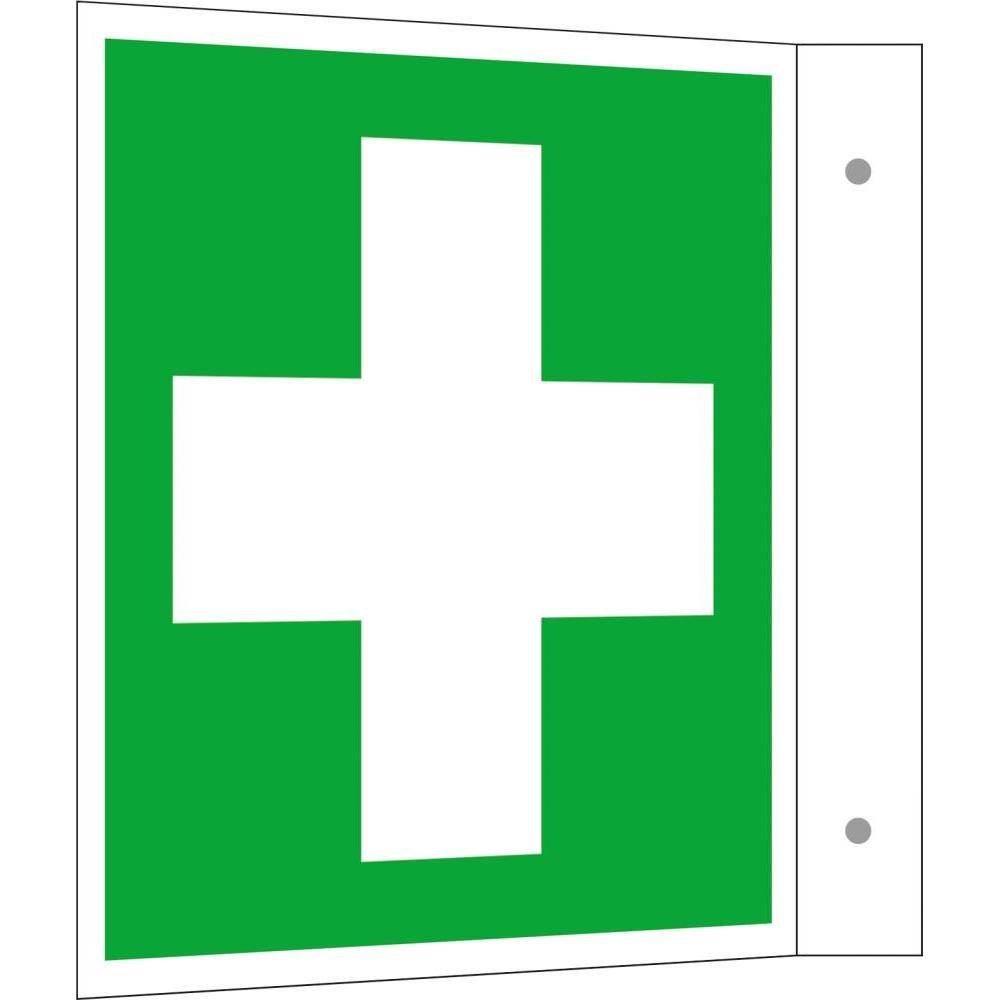 SafetyMarking ErsteHilfeSchild Fahne Erste Hilfe 2.5x (15.9213)
