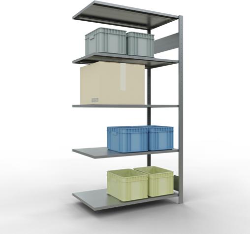 Image du produit Schulte Lagertechnik Système d'assemblage de rayonnages MULTIplus85 avec traverses de longueur