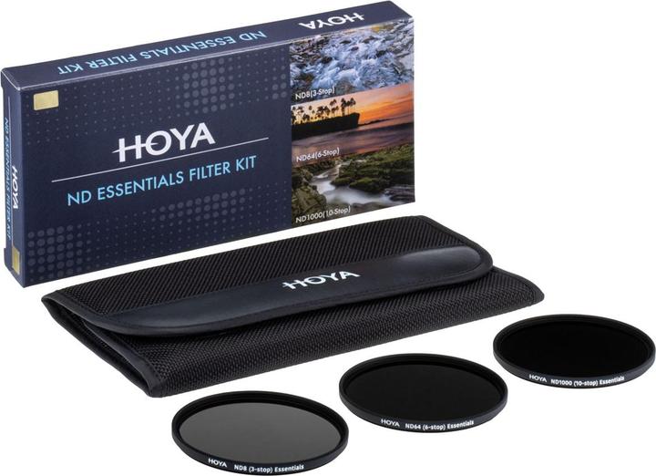 Image du produit Hoya 58mm ND Essentials Filter Kit 8/64/1000 (58 mm, Filtre gris neutre)