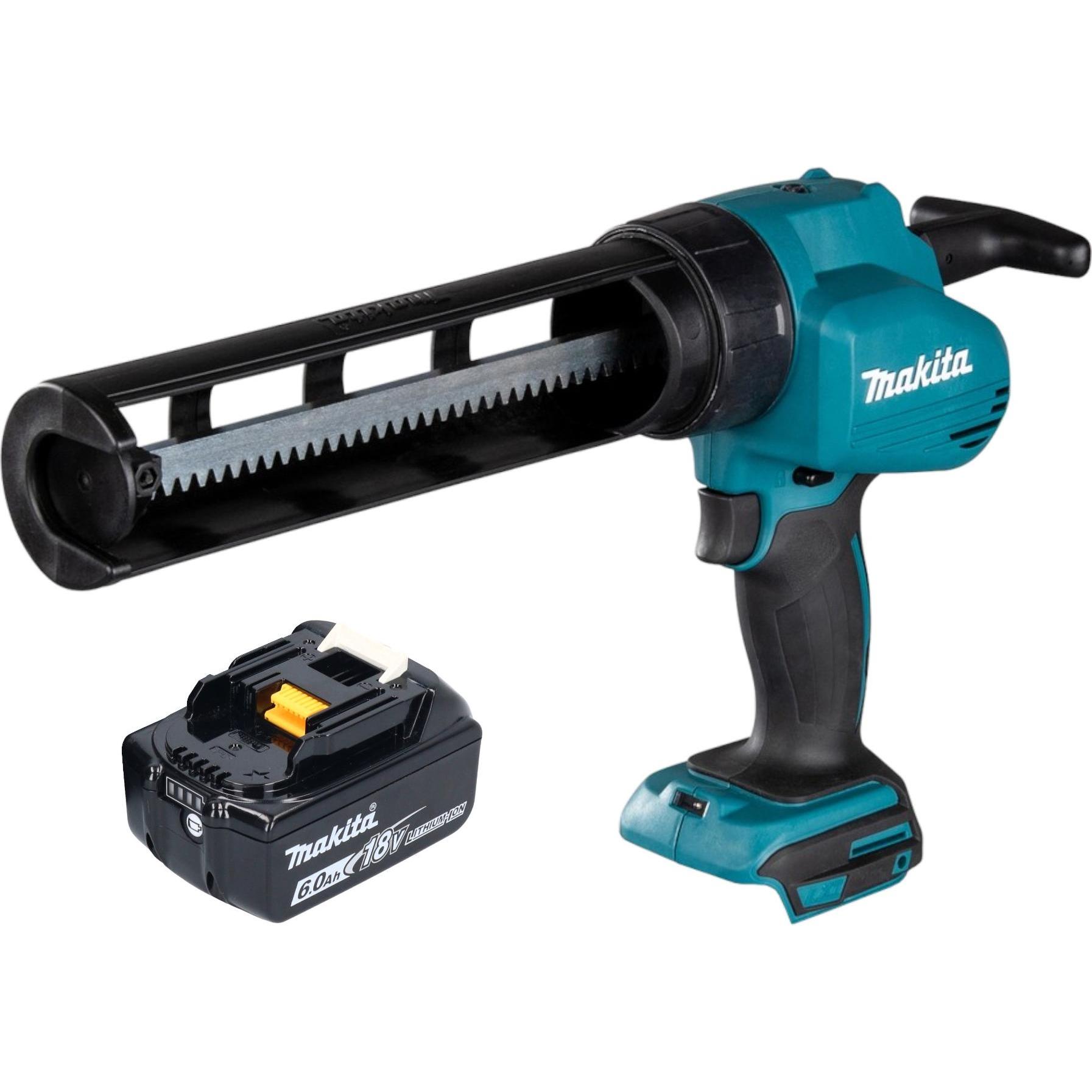 Makita, Kartuschenpistole + Fettpresse, DCG 180 G1 Akku Kartuschenpistole 18 V + 1x Akku 6,0 Ah - ohne Ladegerät