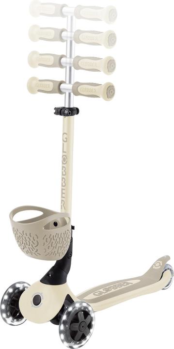 Productafbeelding Globber GO-UP BABY 360 LIGHTS taupe, mit Leuchtrollen und Leuchtmodul