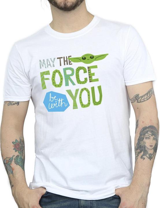 Image du produit Star Wars - T-shirt THE MANDALORIAN MAY THE FORCE BE WITH YOU - Homme (S)