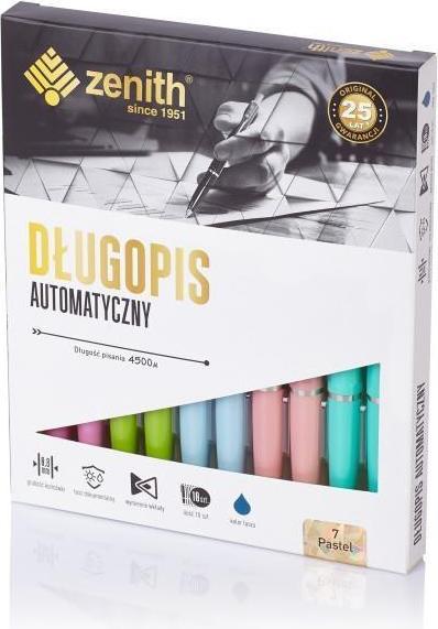 Image du produit Zenith Auto Longevity 7 Pastel, 10 unités (242735) (Bleu, 10 x)