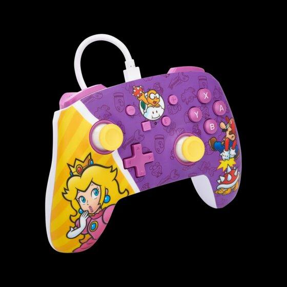 Immagine prodotto PowerA Enhanced Wired Controller - Princess Peach Battle (Switch, Switch OLED)