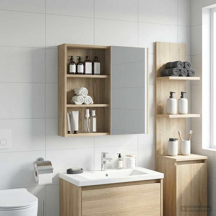 Produktbild vidaXL Badezimmerschrank (40 x 10 x 60.50 cm)