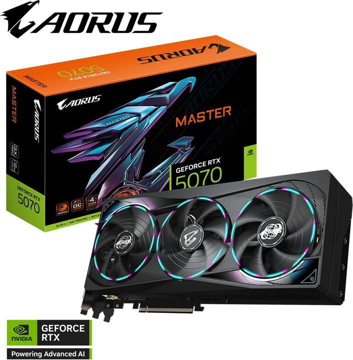 Produktbild Gigabyte AORUS GeForce RTX 5070 Master (12 GB)