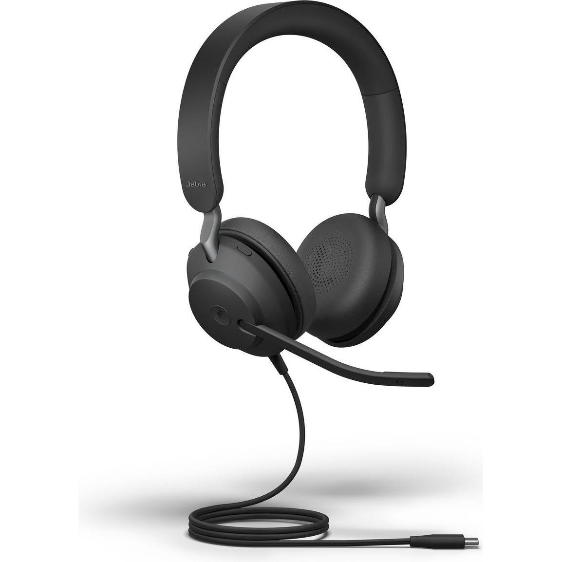 Thumbnail - Jabra EVOLVE2 40 SE USB-C UC (Kabelgebunden, USB-C), Office Headset, Schwarz