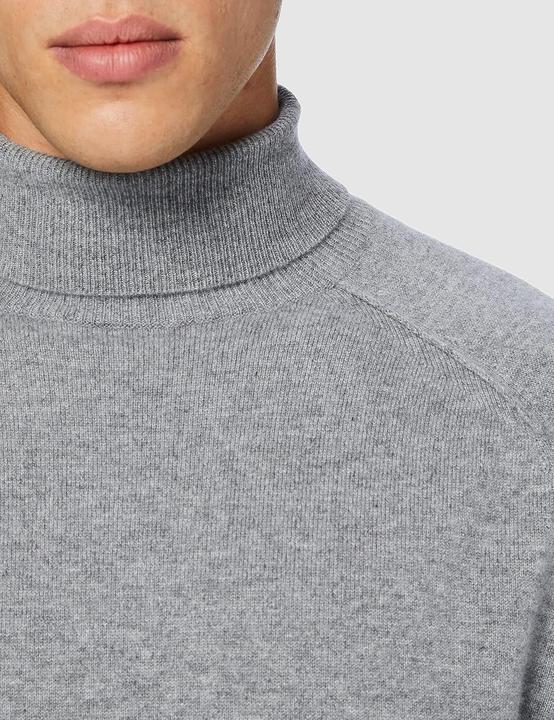 Actual product image Falke Men's Roll Neck Sweatshirt with Ribbed Texture and Knit Comfort (3XL)