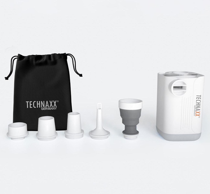 Produktbild Technaxx Mini-Akku-Luftpumpe mit LED-Lampe