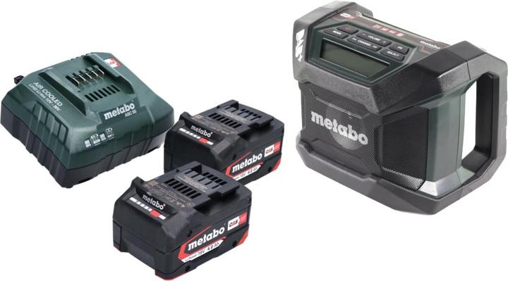 Actual product image Metabo R 12-18 DAB+ BT Battery construction site radio 12-18 V DAB+ + 2x battery 4.0 Ah + charger (AM, DAB+, FM)