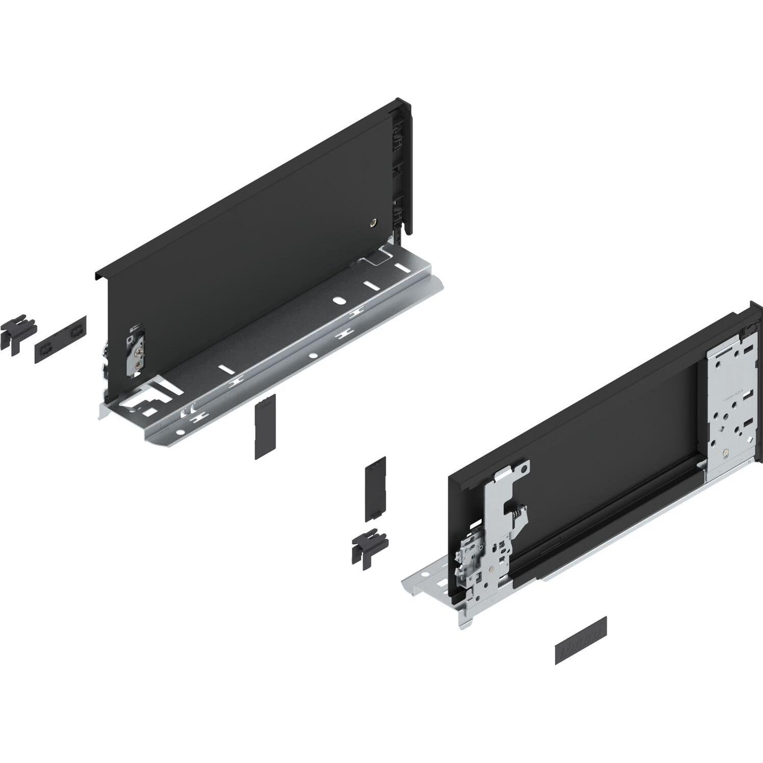 Blum, Schubladenauszüge, LEGRABOX special edition Innenzarge Höhe K, NL 300 mm, Carbonschwarz