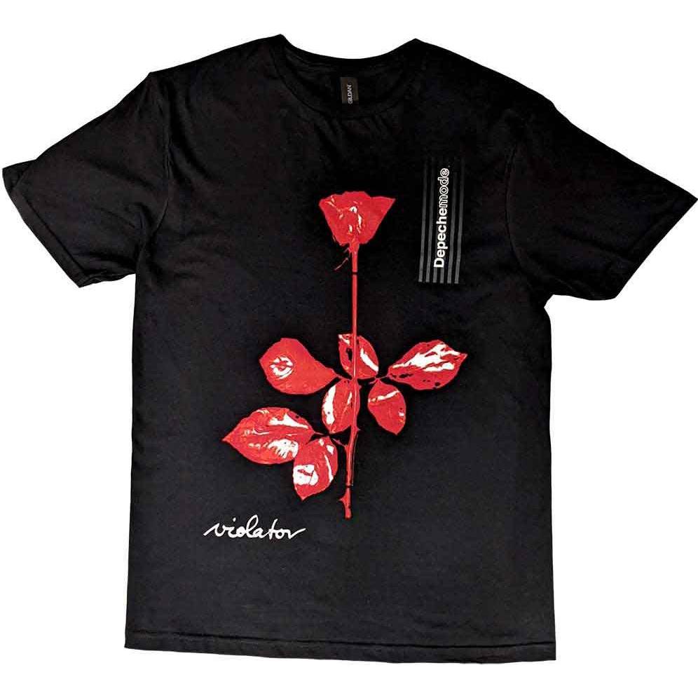 Universal Textiles, Uomini, Maglietta, Depeche Mode T Shirt Violator Band Logo Official Unisex Black M, Nero, (M)