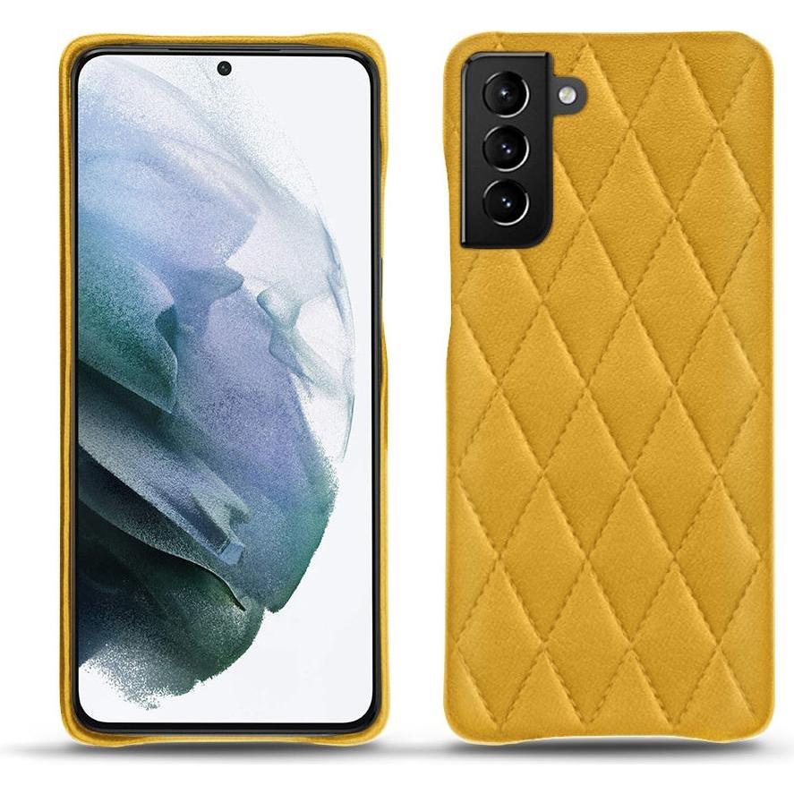 Noreve Lederschutzhülle (Samsung Galaxy S21+), Smartphone Hülle, Orange