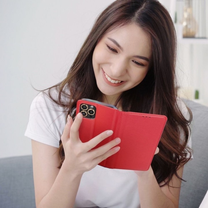 Produktbild Partner Telecom SM Smart Book Case iPhone 7/8/SE 2022/SE 2022 rot (Apple iPhone 7, Apple iPhone SE (3rd Gen), Apple iPhone SE (2nd Gen))