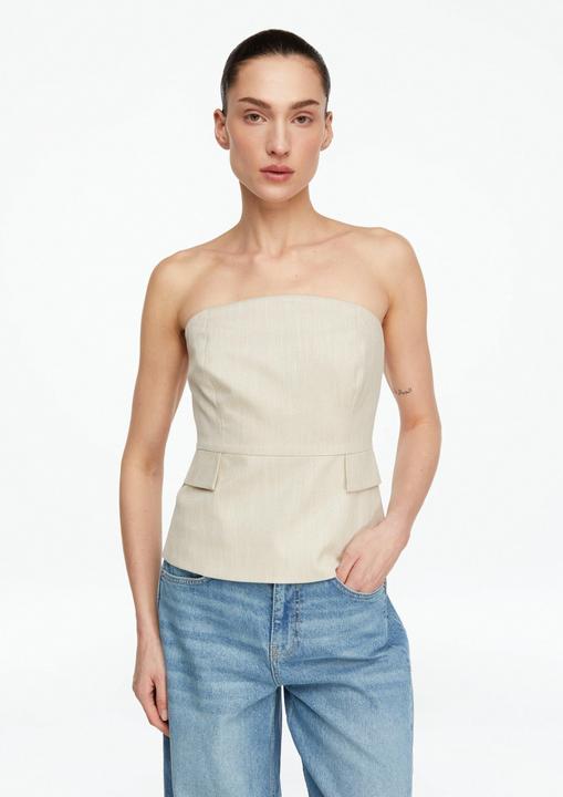 Immagine prodotto Comma Schulterfreies Corsagen-Top mit Glitzer (36)