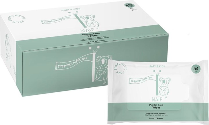 Actual product image Naïf Baby wet wipes (432 Piece)