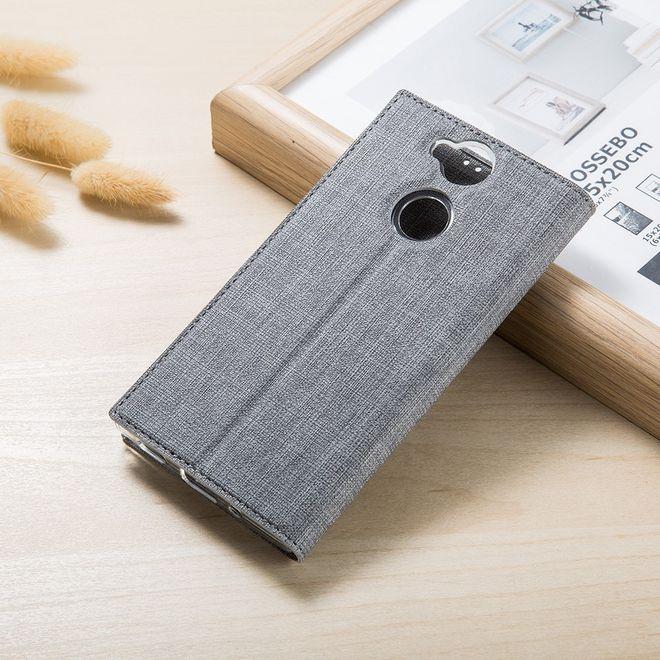 Actual product image MU Classic Leather Bookcover Cover (Sony Xperia XA2 Ultra)