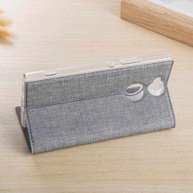 Actual product image MU Classic Leather Bookcover Cover (Sony Xperia XA2 Ultra)