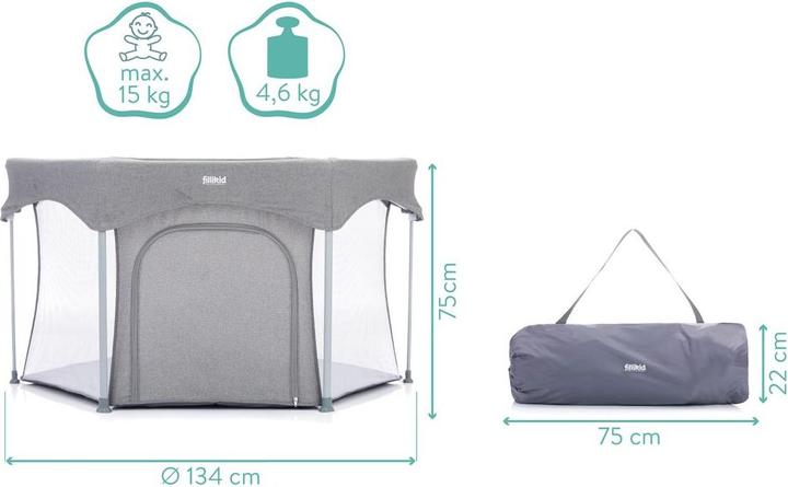Produktbild Fillikid Athen (134 cm, 134 cm)