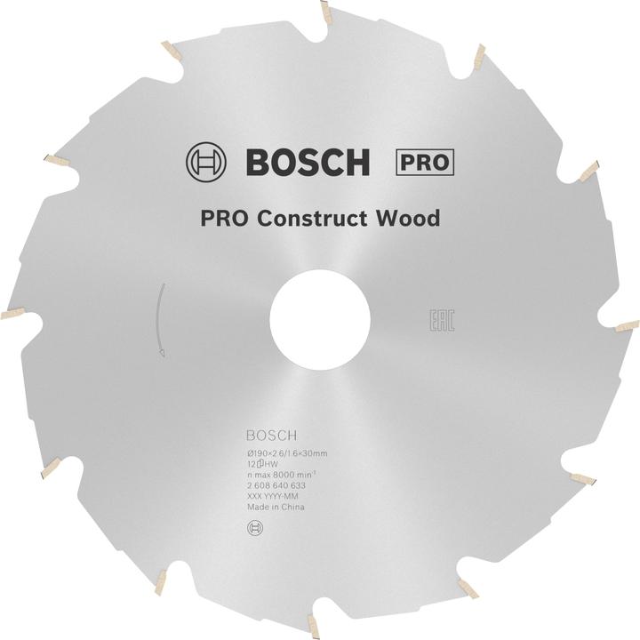 Productafbeelding Bosch Professional Zubehör Cirkelzaagblad Hout construeren