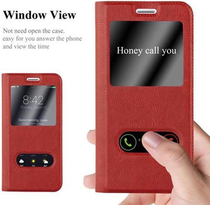 Produktbild Cadorabo Book mit View Doppelfenster Cover (Samsung Galaxy J5 (2015))