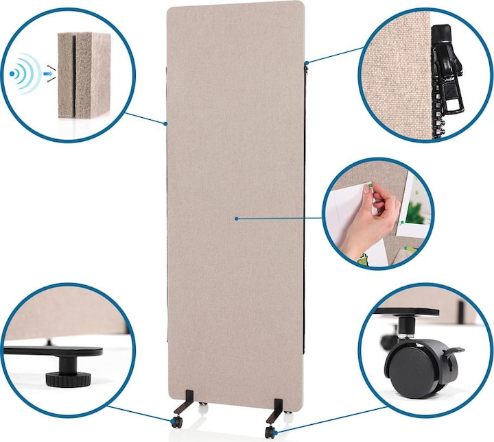 Actual product image Hjh Office FLEXMIUT (60 x 3 x 170 cm)