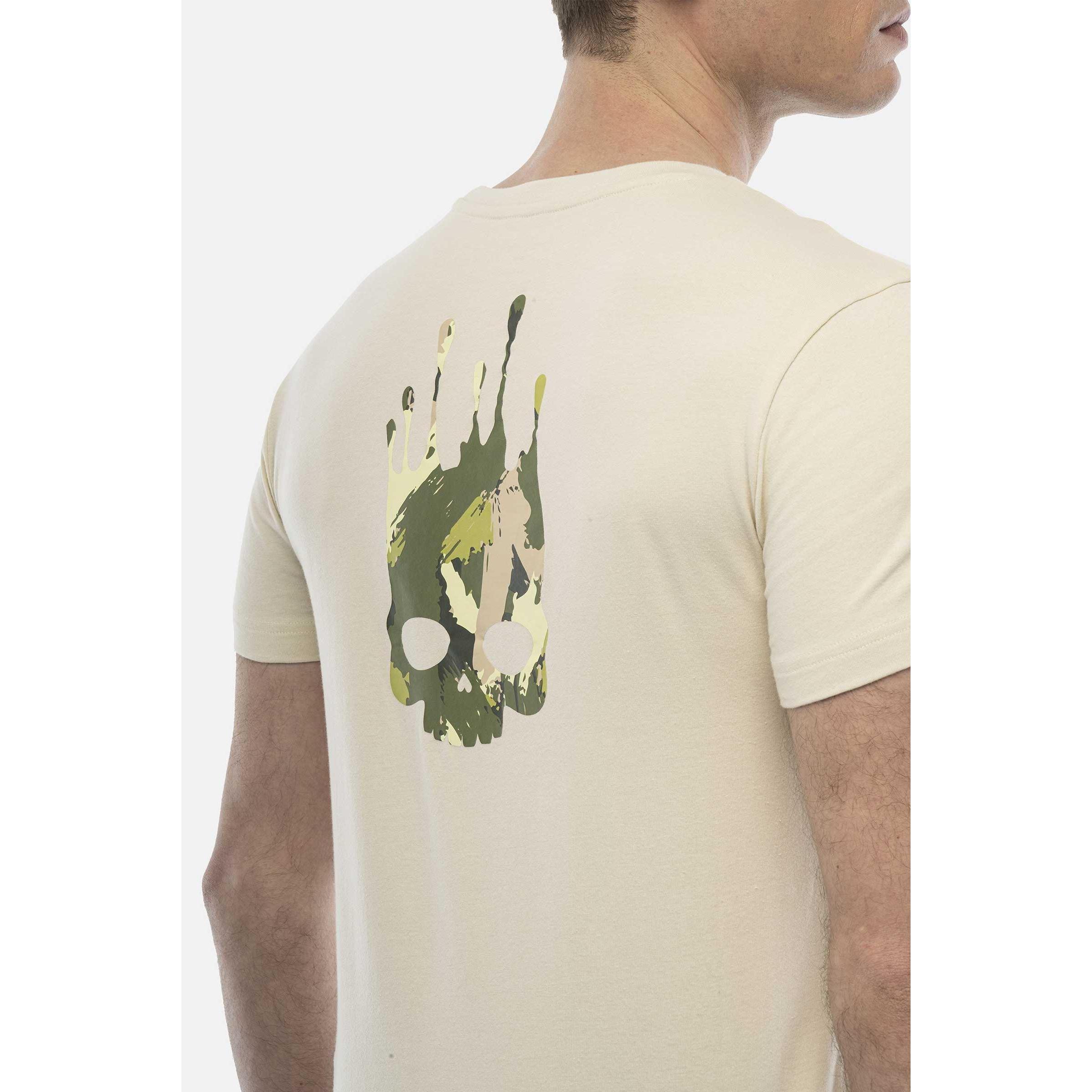 Hydrogen, Herren, Sportshirt, t-shirt brushed camo (XL), Beige, XL