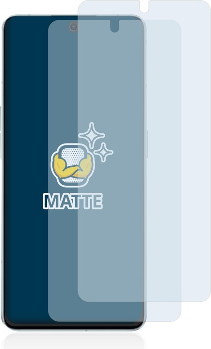 Actual product image BROTECT Anti-glare screen protector matt (2 Piece, Oppo Reno 8 Pro 5G)