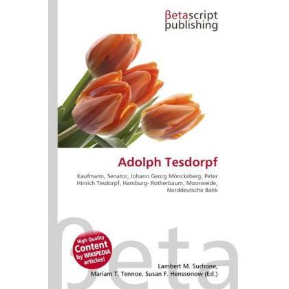 Adolph Tesdorpf, Fachbücher